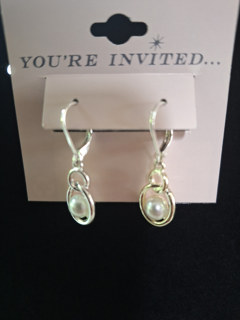 🇺🇲3/$15🇺🇲 Silver Pearl Drop Earrings
